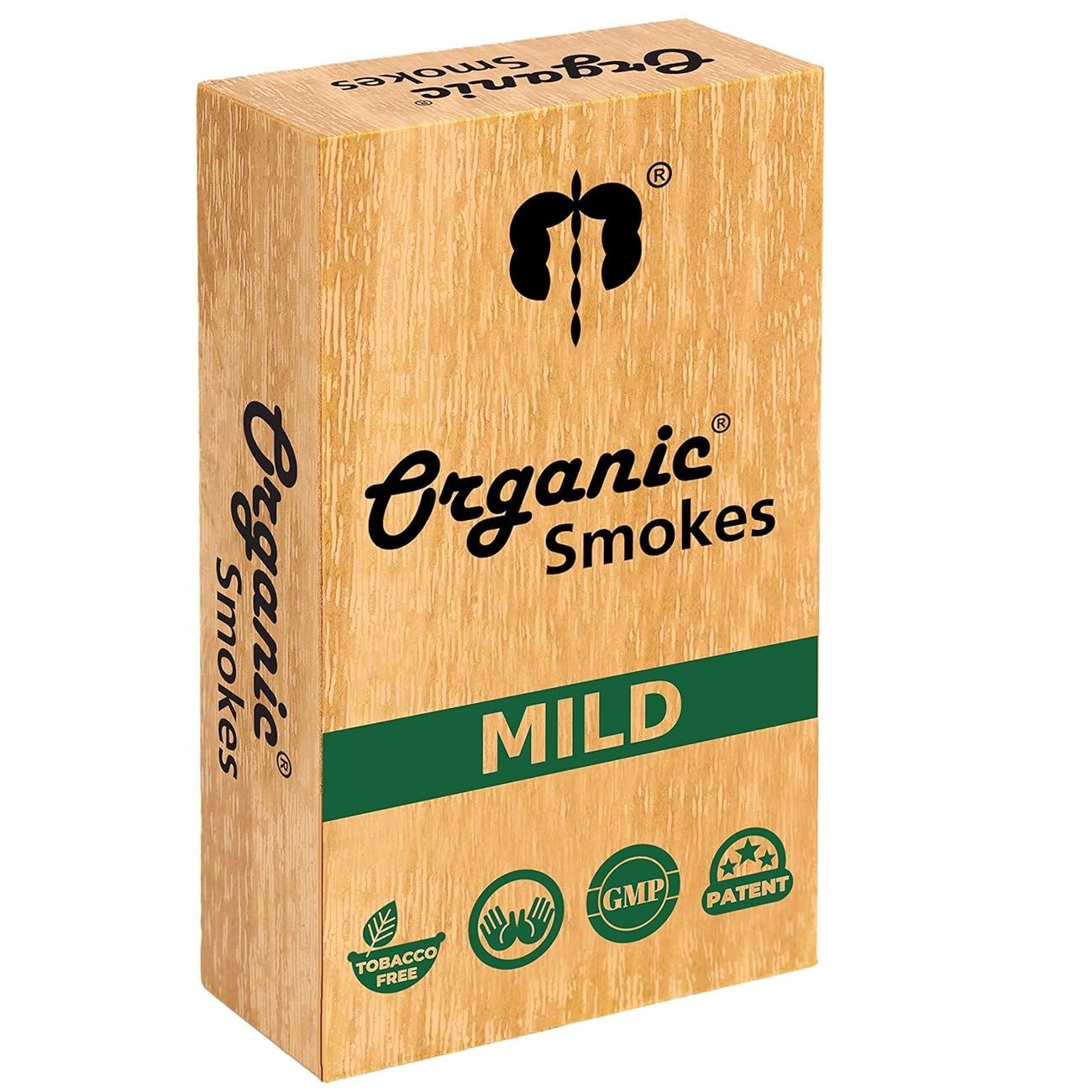 Organic Smokes Mild Ayurvedic Smoking Therapy Cigarette, 10pc