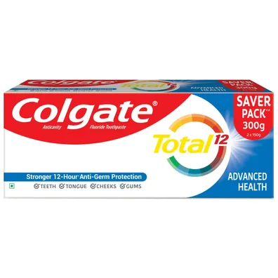 Colgate Toothpaste - Total Active Prevention, 280g (140g x 2pc)