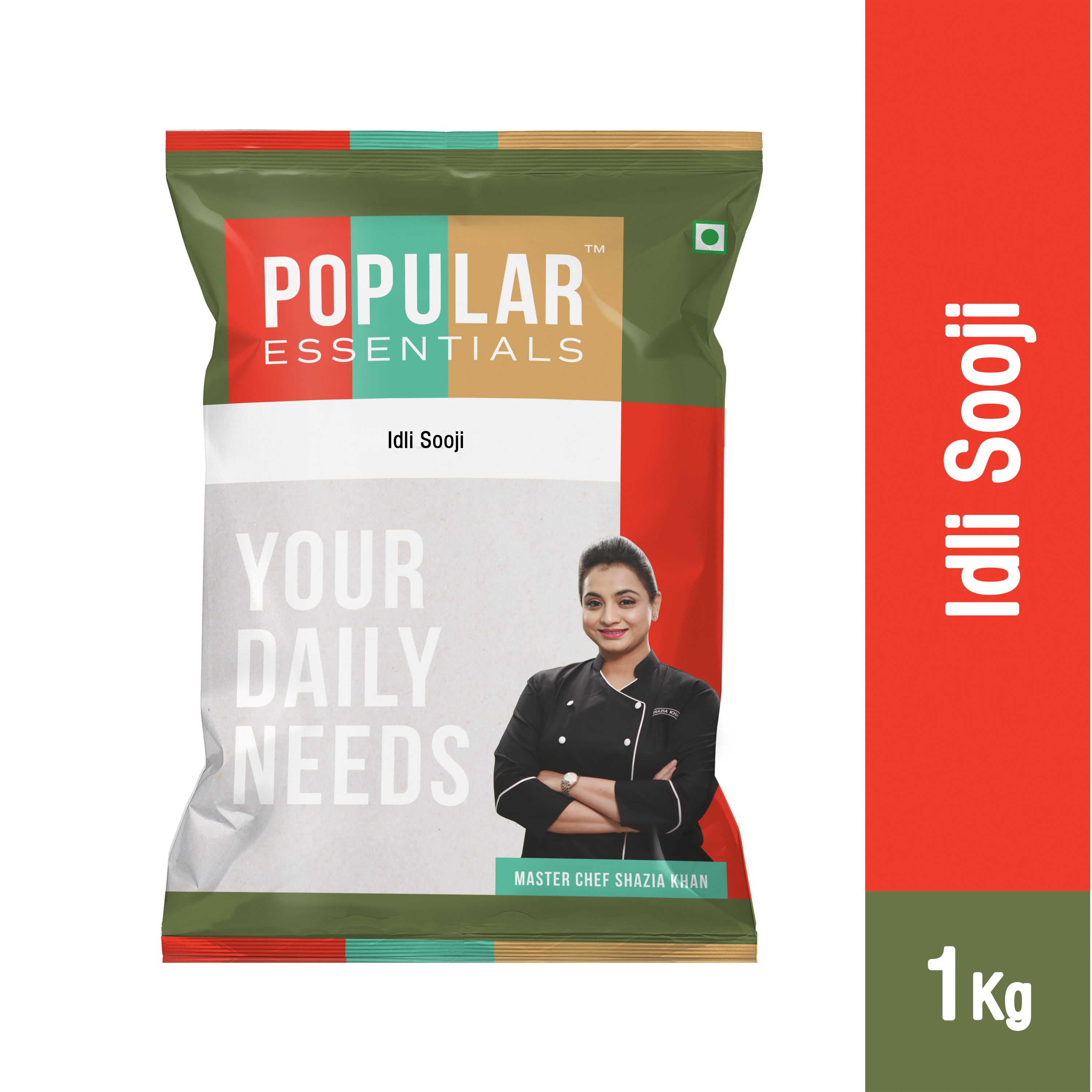 Popular Essentials Sooji - Idli, 1kg