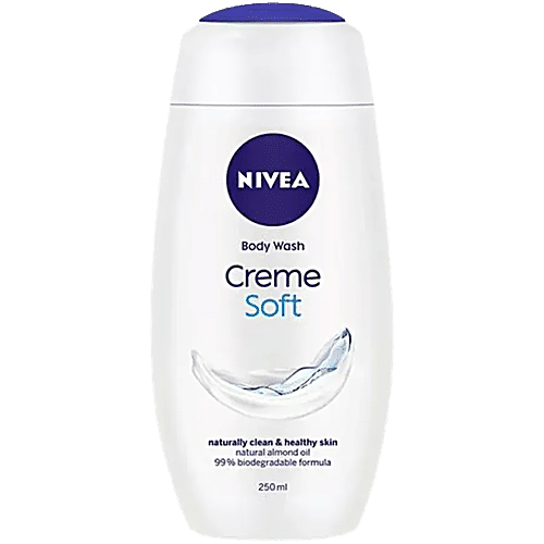 Nivea Creme Soft Body Wash - Almond Oil & Mild Scent, 250ml