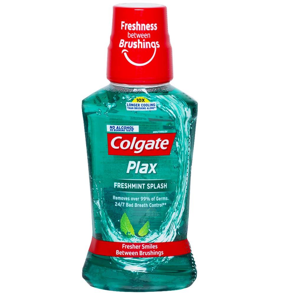 Colgate Plax Mouthwash - Freshmint Splash, 250ml