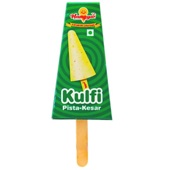 Hangyo Kulfi Bar Ice Cream - Pista Kesar, 60ml
