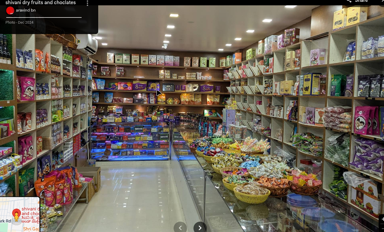 shivani dry fruits and choclates