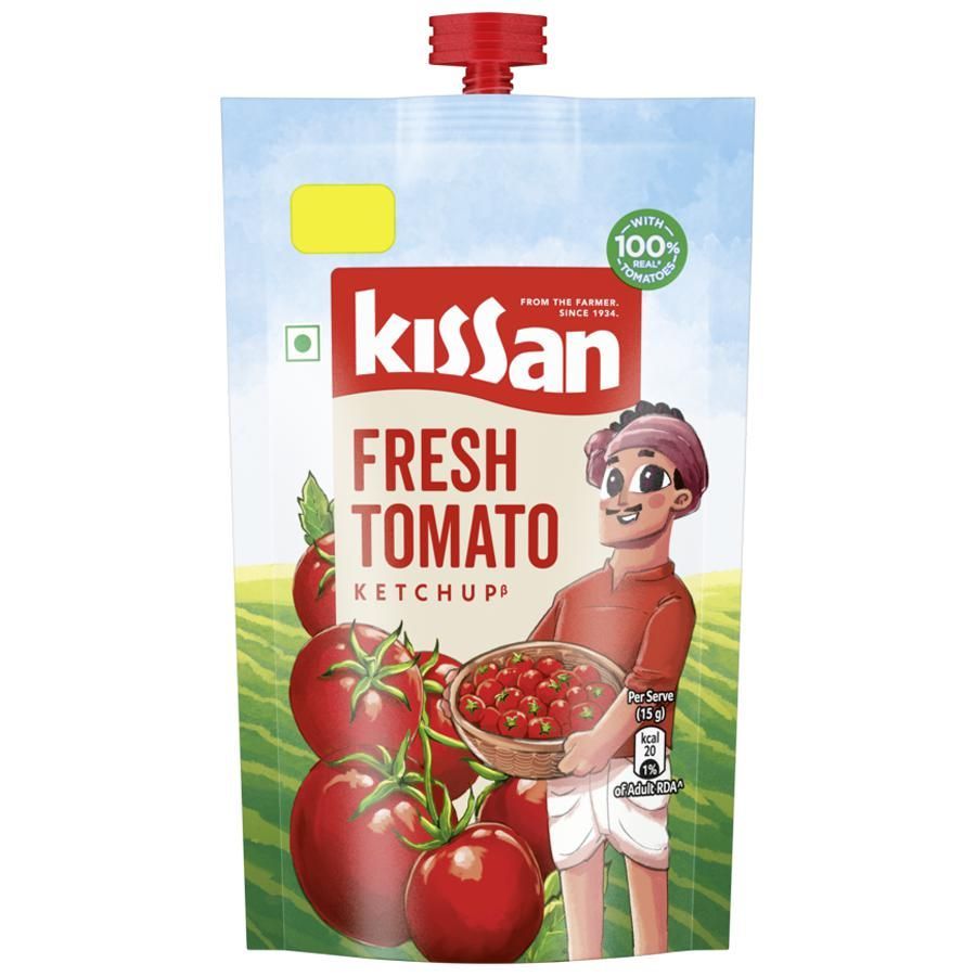 Kissan Ketchup Pouch - Fresh Tomato, 90g