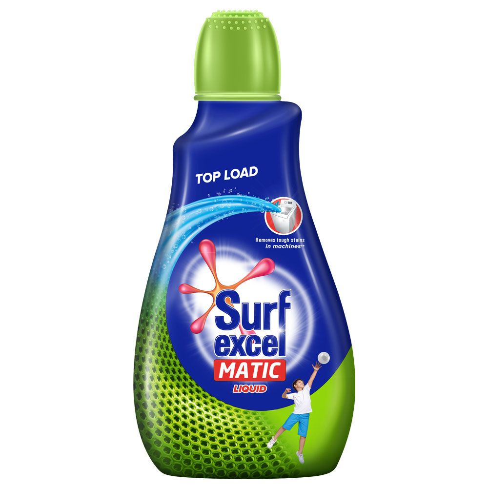 Surf Excel Matic Liquid Detergent Bottle - Top Load, 1L