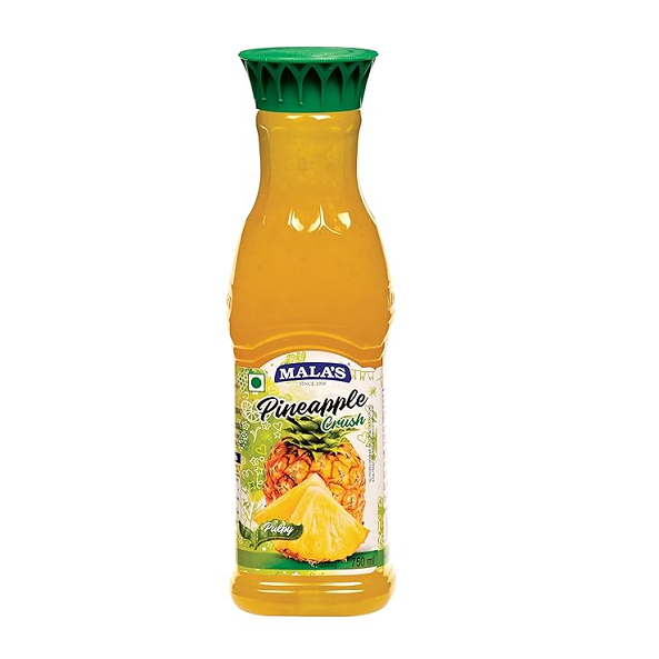 Mala's Fruit Juice Bottle - Pineapple Crush, 750ml