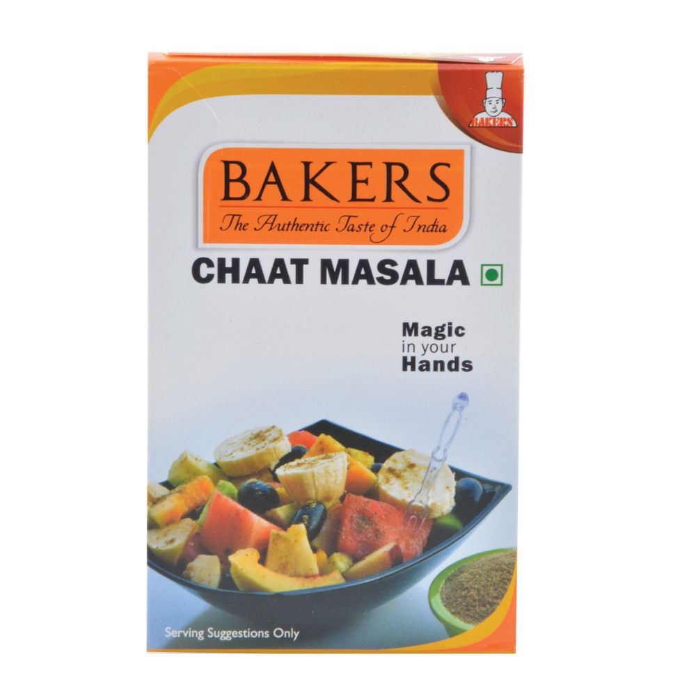 Bakers Chat Masala Powder Carton, 50g