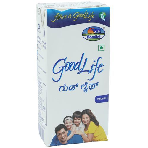Nandini Goodlife Carton - Toned Milk, 1L