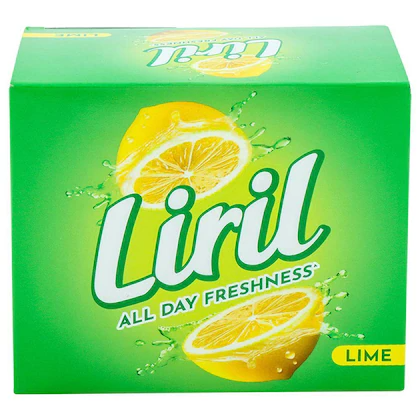 Liril Bathing Soap - Lime Rush, 125g (Set of 4)