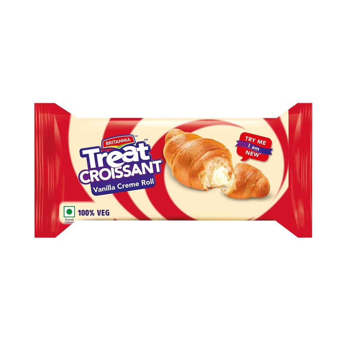 Britannia Treat Croissant - Vanilla Creme, 45g
