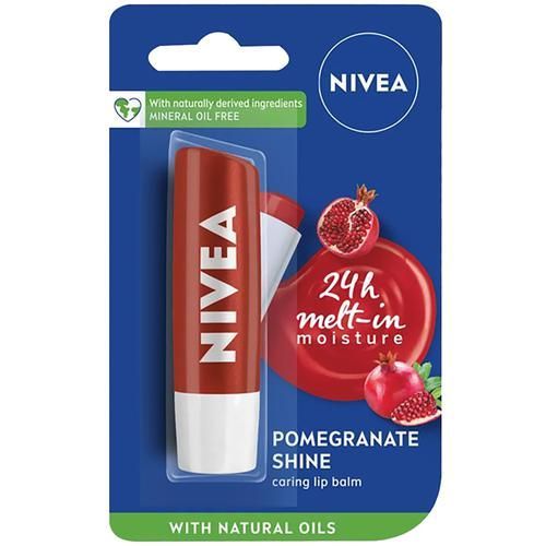 Nivea Lip Care - Fruity Shine Pomegranate, 4.8g