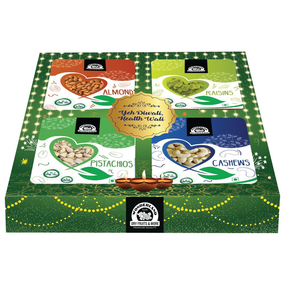 Wonderland Festive Fiesta Dry Fruits Gift Pack, 800g