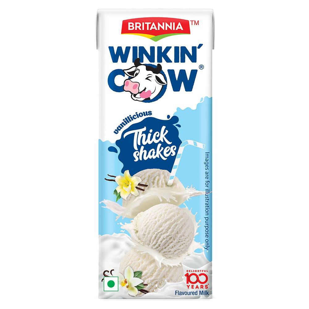 Britannia Winkin Vanillicious Thick Shakes, 180ml