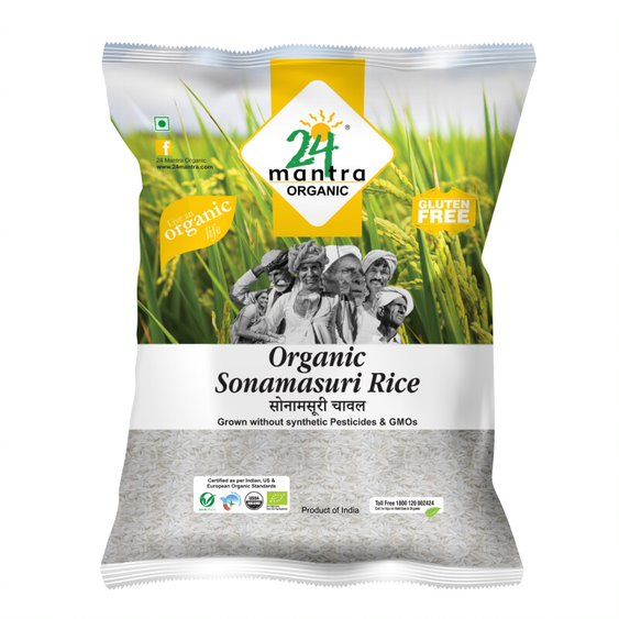 24 Mantra Organic SM Rice Polished, 10kg