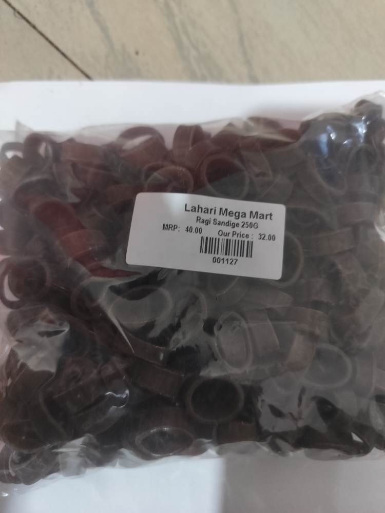 Ragi Ring Fryums Pouch, 200g
