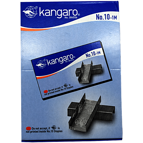 Kangaroo Stapler Pin Pack - No10 1M, 20pcs
