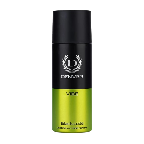 Denver Men Black Code Deodorant Body Spray - Vibe, 150ml