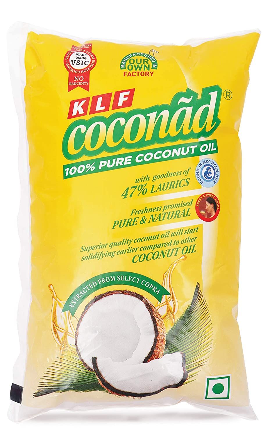 KLF Coconad Coconut Oil Pouch, 1L