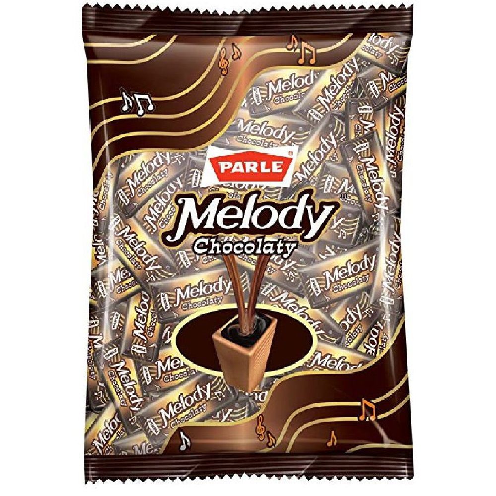 Parle (Re.1) Melody Chocolaty Candy Pouch, 195g (3.9g X 50pc)