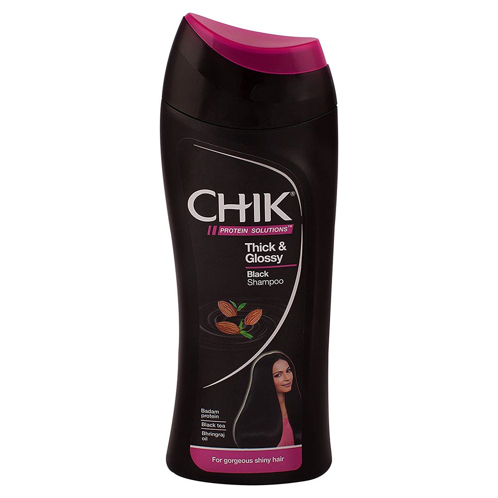 Chik Black Shampoo - Thick & Glossy, 175ml