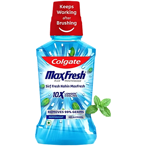 Colgate Maxfresh Mouthwash - Plax Peppermint, 250ml