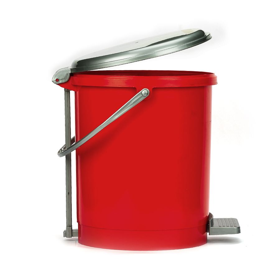 Mahaware Clean City Padle Dust Bin - Assorted Colour, 1pc