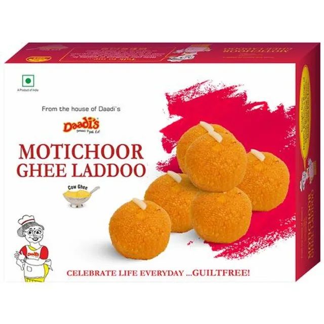 Daadis Motichoor Ghee Laddoo Carton, 200g