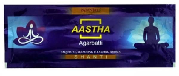 Patanjali Aastha Agarbatti - Shanti, 125g