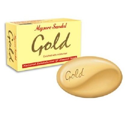 Mysore Sandal Soap - Gold, 125g (Set of 3)