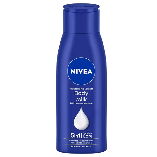Nivea Nourishing Body Milk Bottle - Almond Oil, 50ml
