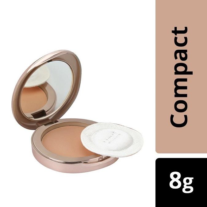 Lakme 9 to 5 Flawless Matte Complexion Compact - Apricot, 9g