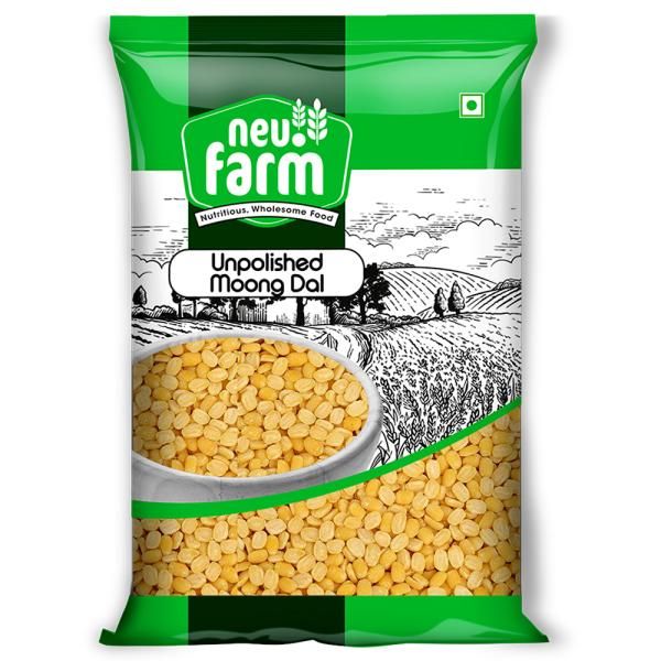 neu.Farm Unpolished Yellow Moong Dal, 500g