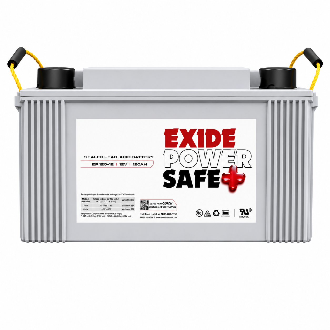 Exide | Powersafe | Sealed Lead-Acid Battery (12V, 100AH)