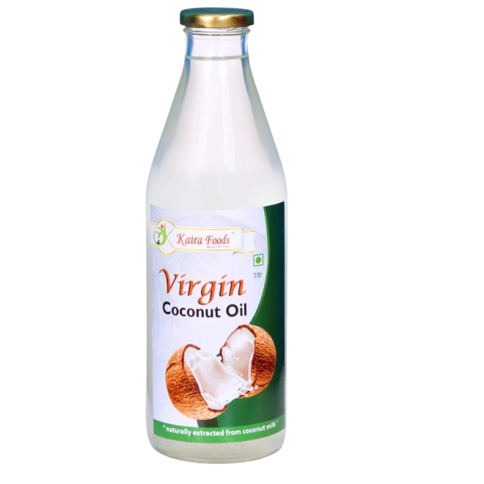 Kaira Foods Virgin Coconut Oil PET Bottle, 1L