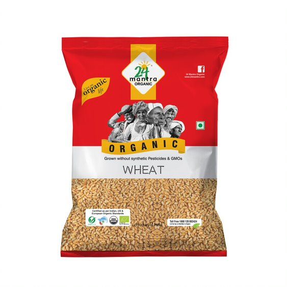 24 Mantra Organic Whole Wheat, 1kg