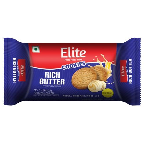 Elite Rich Butter Cookies, 75g