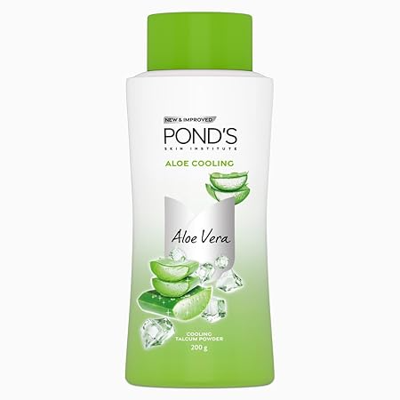 Pond's Cooling talcum Powder Bottle - Aloe, 200g