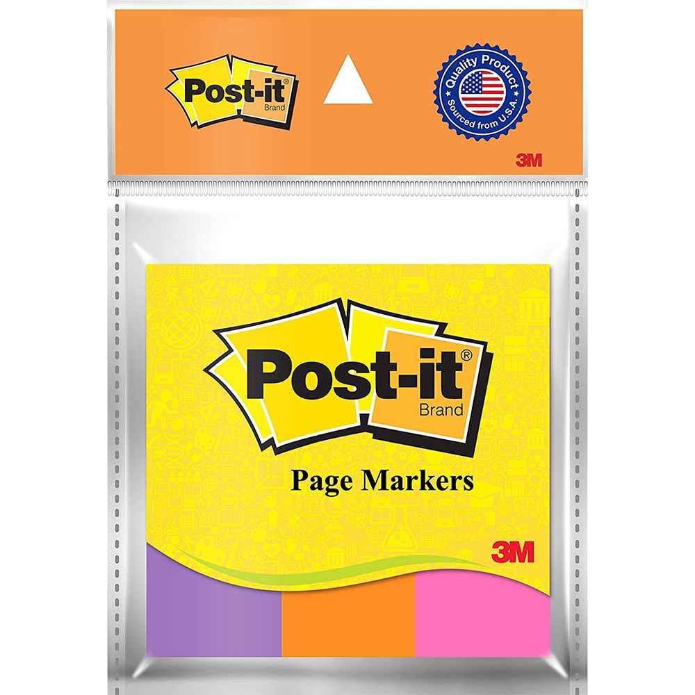 3M Post-it Prompts - 3 Colors, 150 Sheets (1X3 Inch)