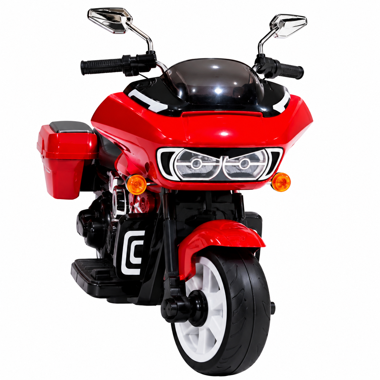 Kids Electric Road King Style Ride On Cruiser Motorcycle - Red, 1pc