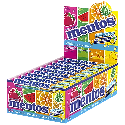 Mentos Chewy Candy Stick - Mint Flavour, 28.6g