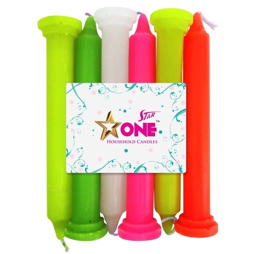 Star One Jet Candles - Small, 6pc