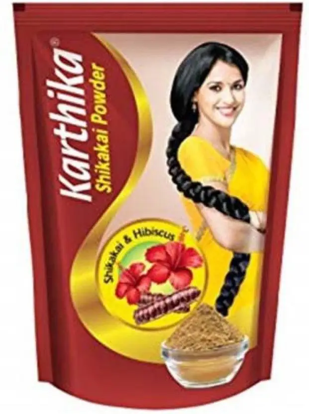 Karthika Herbal Shikakai & Hibiscus Powder, 50g