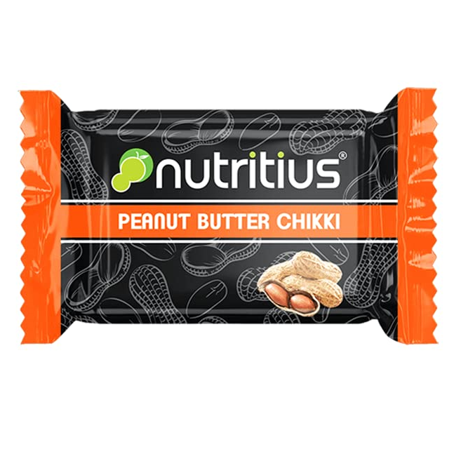 Nutritius Chikki - Peanut Butter, 26g