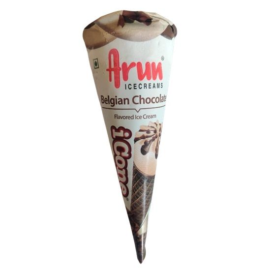 Arun cone Ice Cream - Belgium Chocolate, 100ml