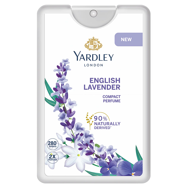 Yardley London Compact Perfume - English Lavender, 18ml