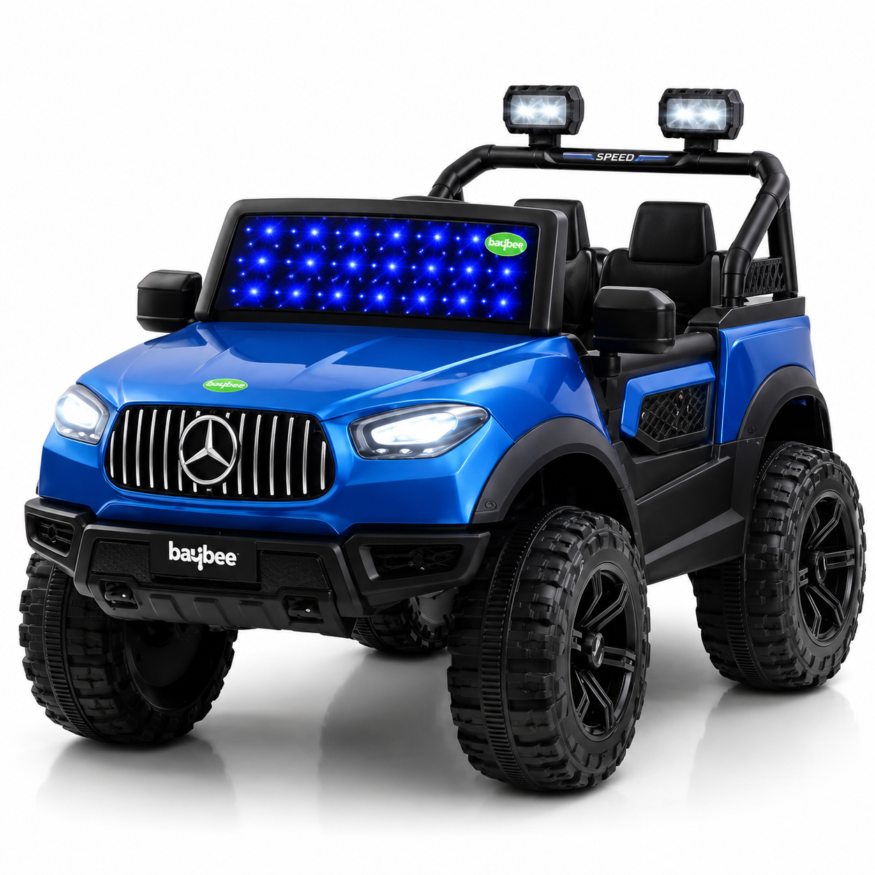 Baybee Mercedes Style Battery Operated Ride On Jeep, 1pc