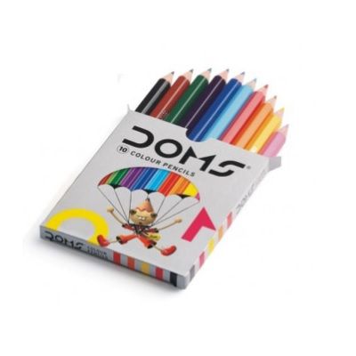 Doms Half Size Colored Pencil, 10 Shades (3441)
