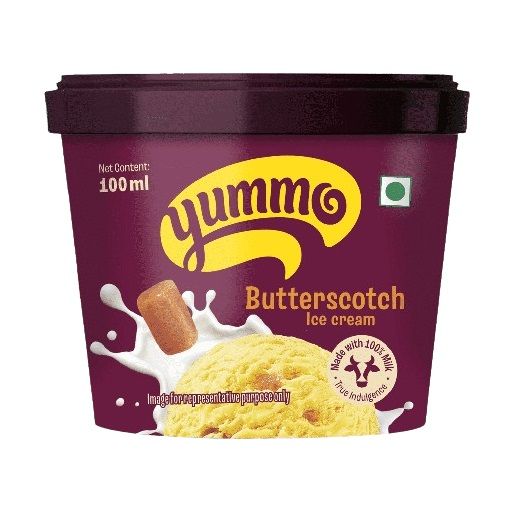 Yummo Ice Cream Tub - Butterscotch, 90ml