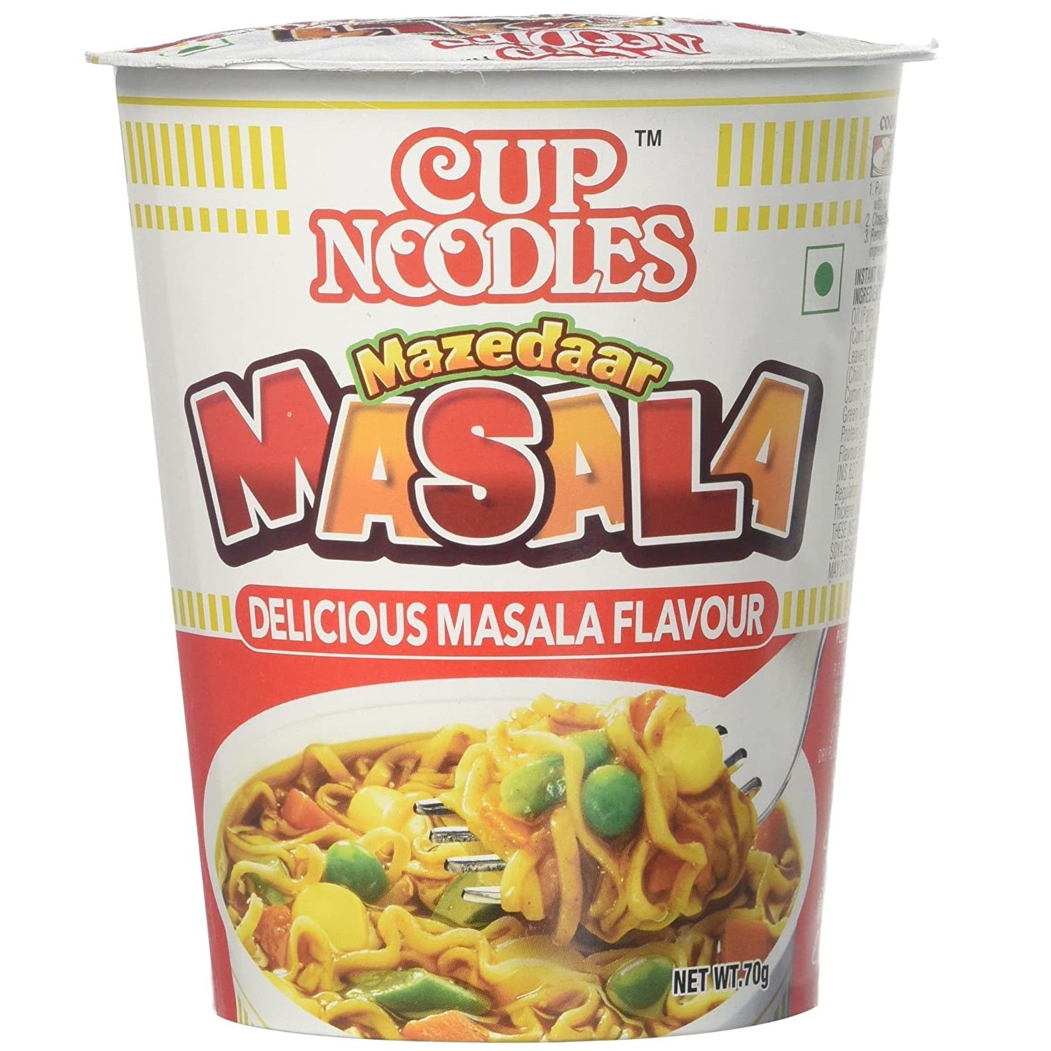 Nissin Cup Noodles - Mazedaar Masala, 70g (IA)