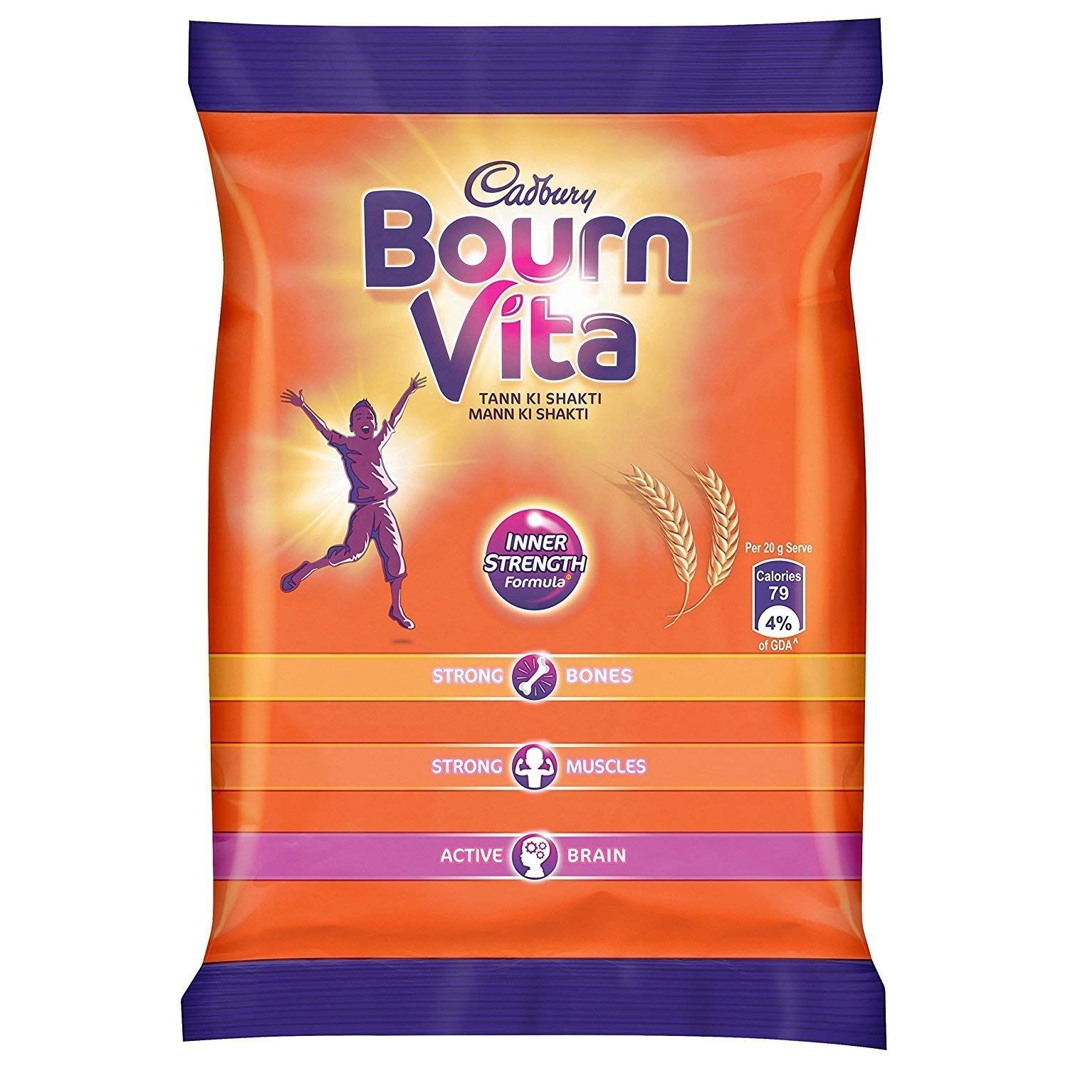 Bournvita Health Drink Pouch - Chocolate, 75g